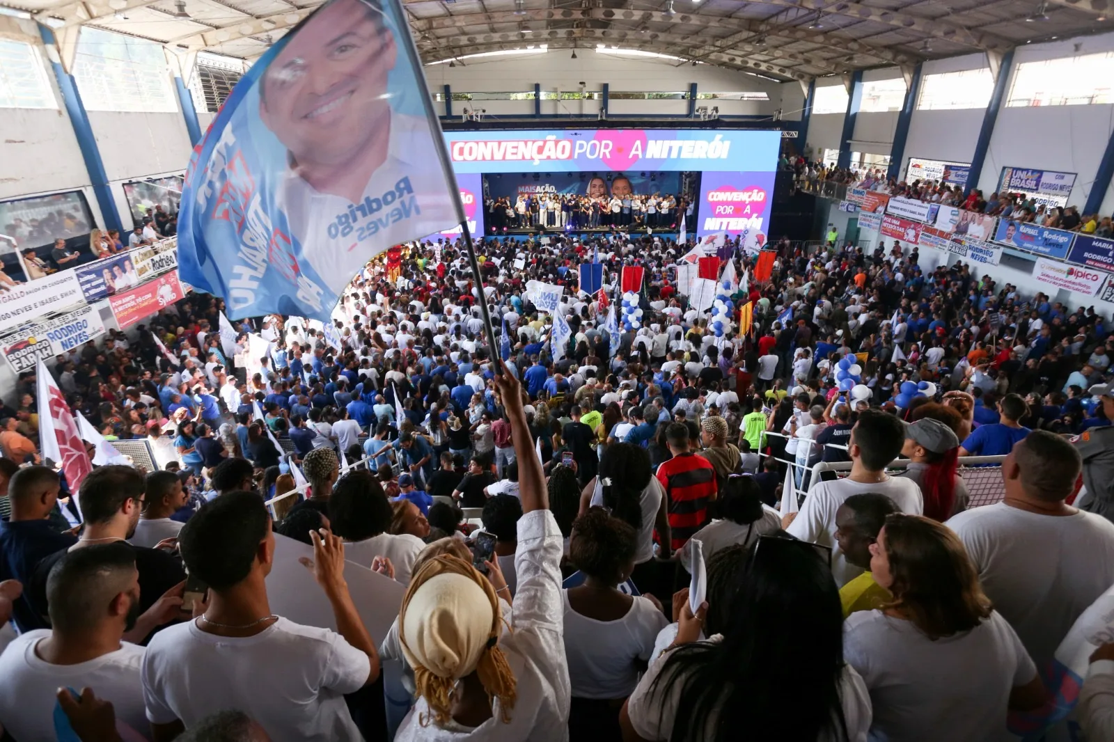 Convenção do PDT no Clube Canto do Rio. Divulgação.