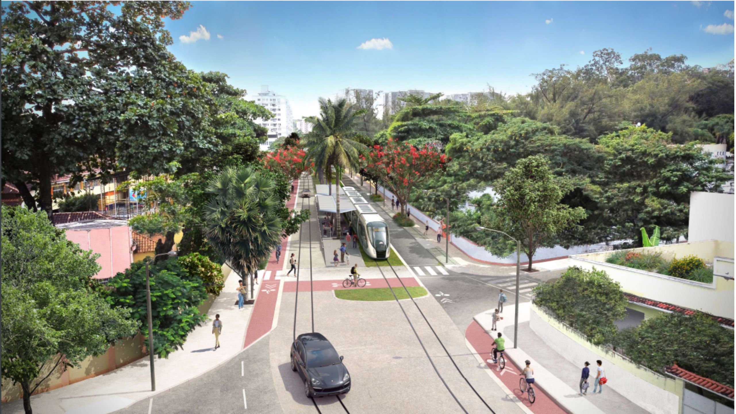 Projeto - VLT Av. Benjamin Constant / Divulgação Prefeitura de Niterói