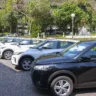 Foto divulgada pelo Governo do Estado da entrega dos 38 Nissan Kicks da Inteligência da PM. Foto: Governo do Estado