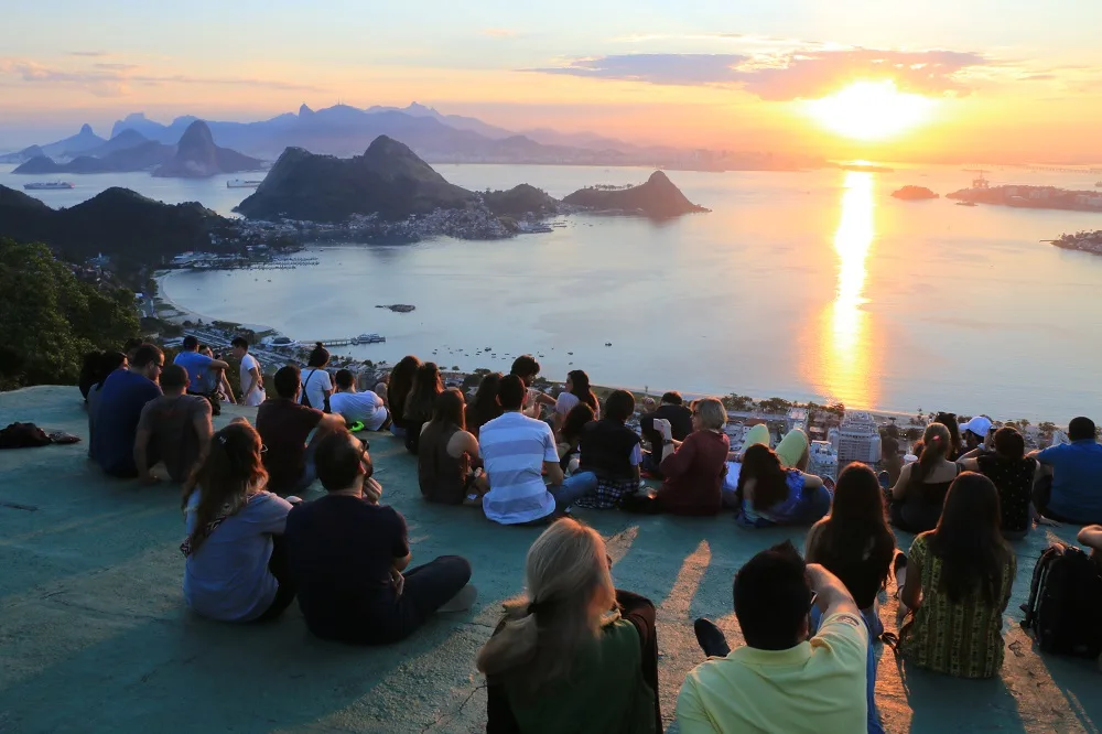 Pôr do sol no Parque da Cidade | Foto: Divulgação/Neltur