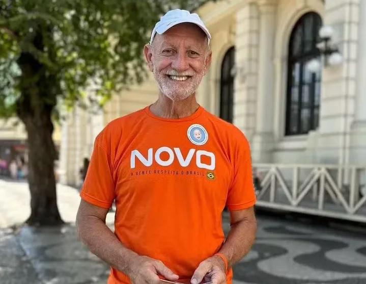 João Gomes, do partido Novo de Niterói. Foto: Reprodução Redes Sociais