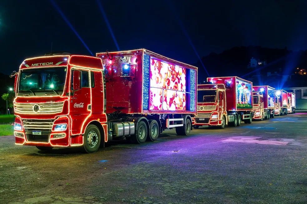 Caravana Iluminada da Coca-Cola, arquivo | Foto: Lening Abdala/Divulgação