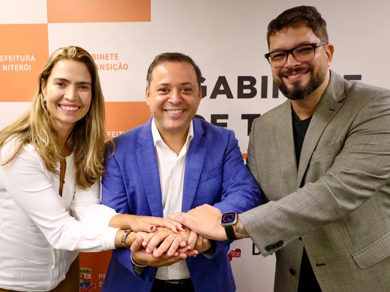 Isabel Swan, Rodrigo Neves e Elton Teixeira | Foto: Luciana Carneiro