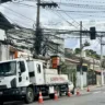 Emaranhado de fios no Barreto, Zona Norte de Niterói. Foto: Arquivo/Portal Cidade de Niterói