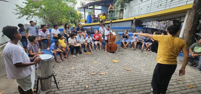 Sede do Espaço Cultural da Grota, em Niterói, é um dos locais onde as aulas acontecem | Divulgação