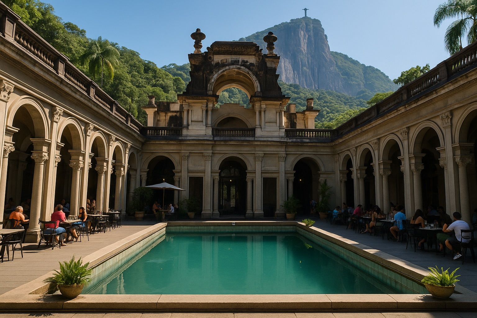 Parque Lage natureza arte e café em um só passeio no Rio
