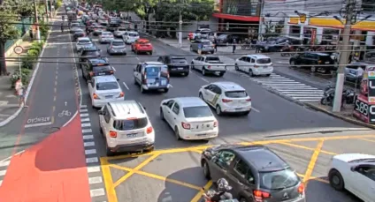 Av. Roberto Silveira nesta manhã de terça-feira (27). Divulgação/Nittrans