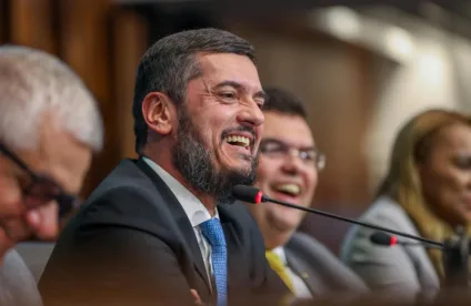 O presidente da Alerj, Rodrigo Bacellar (União). Foto: Divulgação