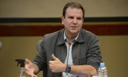 O prefeito Eduardo Paes (PSD) sancionou a lei que oficializa o novo bairro no Rio de Janeiro. © Tomaz Silva/Agência Brasil