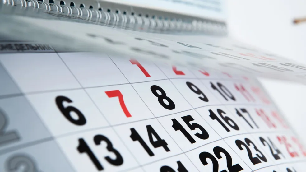 Calendário – Créditos: depositphotos.com / mizar_219842 Calendário – Créditos: depositphotos.com / mizar_219842