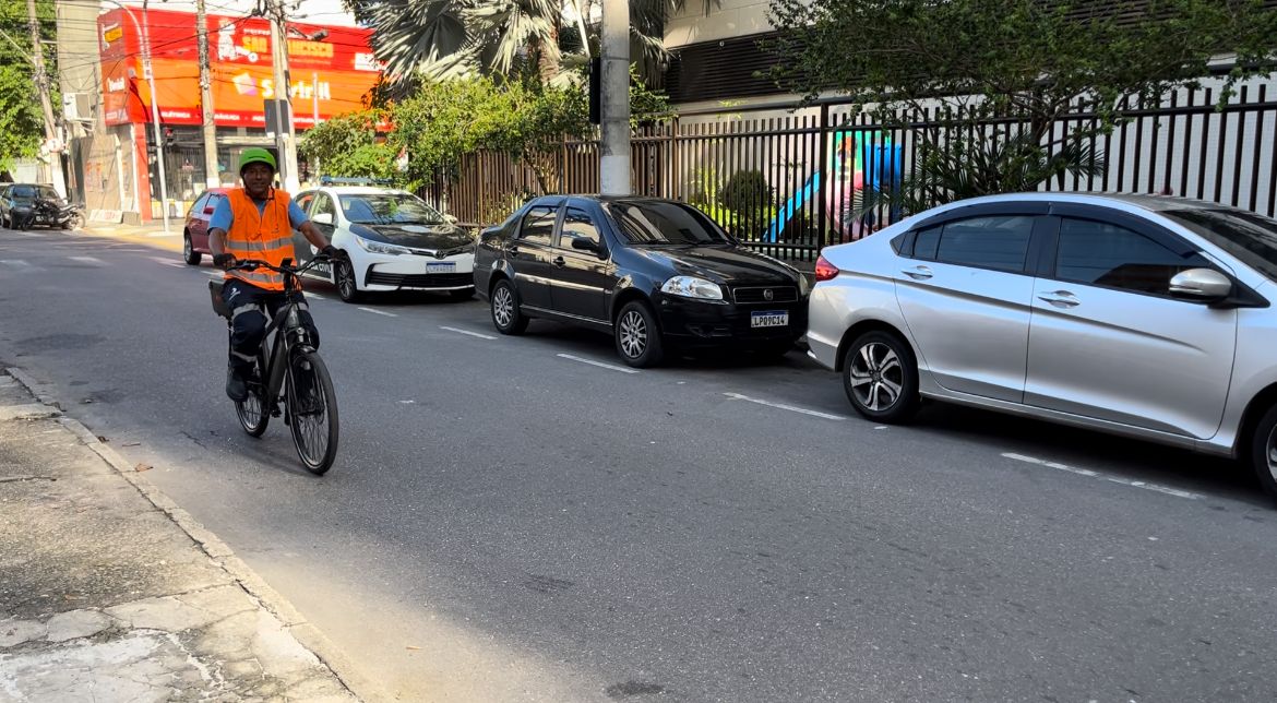 Bicicleta elétrica da Águas de Niterói