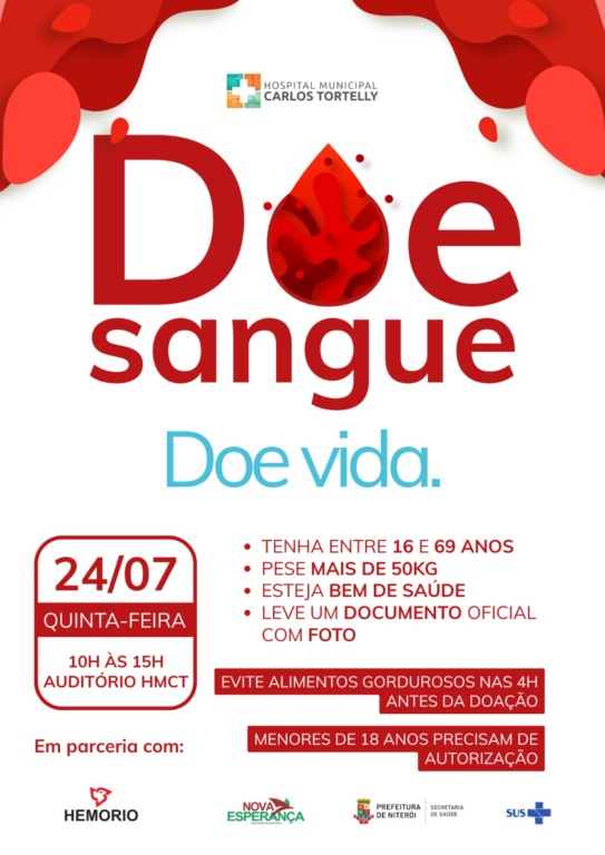 Campanha doação de sangue