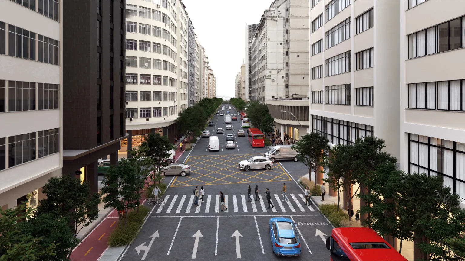 Projeto da Nova Avenida Amaral Peixoto no Centro de Niterói