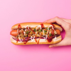 Comer cachorro-quente