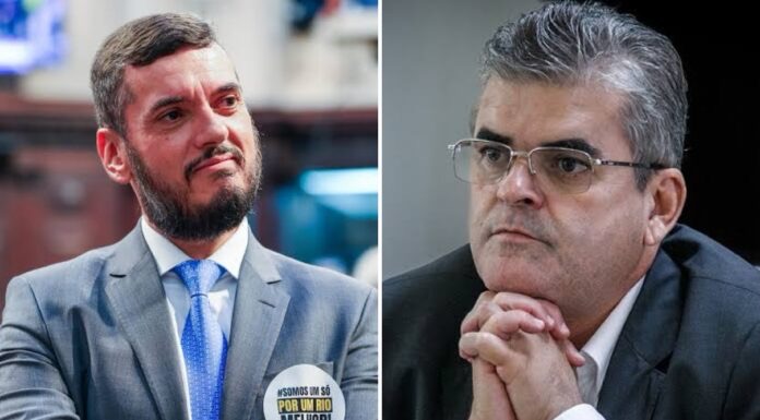 Rodrigo Bacellar (União), e Washington Reis (MDB) Rodrigo Bacellar (União), e Washington Reis (MDB)