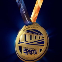 Medalha do Desafio da Ponte representa superação e paisagem icônica