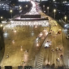 Praça do Pedágio da Ponte Rio-Niterói é apontada por motoristas como o principal problema nos congestionamentos diários | Foto: Divulgação Ecovias Ponte