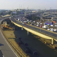 Tudo parado no sentido Niterói | Ecovias Ponte