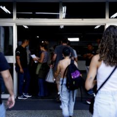 Provas do Concurso Público Nacional Unificado (CPNU) na UERJ em 2024. Foto: Tânia Rêgo/Agência Brasil
