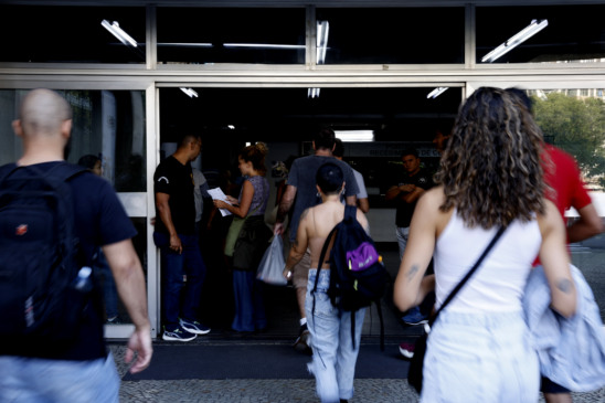 Provas do Concurso Público Nacional Unificado (CPNU) na UERJ em 2024. Foto: Tânia Rêgo/Agência Brasil