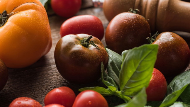 Temperos e legumes