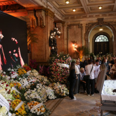 Rio de Janeiro (RJ), 25/07/2025 – Familiares, amigos e fãs dão último adeus à Preta Gil, durante velório no Theatro Municipal do Rio de Janeiro. Foto: Tomaz Silva/Agência Brasil