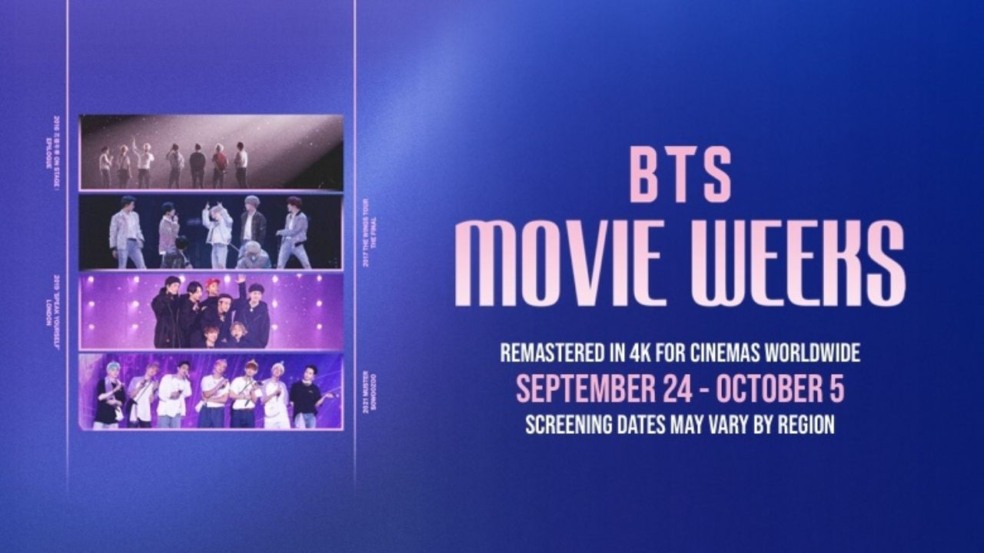 BTS Movie Weeks traz shows inesquecíveis do grupo para as telonas brasileiras