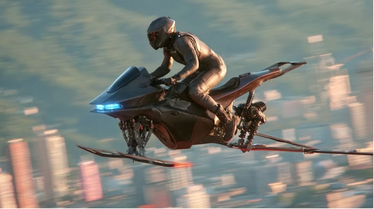 Moto voadora inspirada em Star Wars é lançada e surpreende com tecnologia real Moto voadora inspirada em Star Wars é lançada e surpreende com tecnologia real