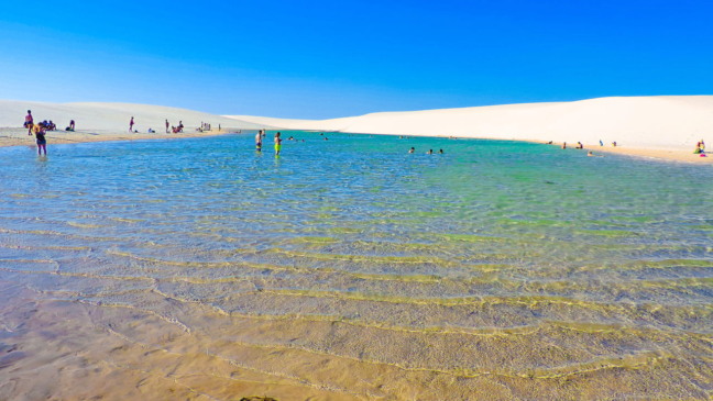 O Parque Nacional dos Lençóis Maranhenses, localizado em Barreirinhas, no Maranhão, é um dos destinos naturais mais procurados do Brasil