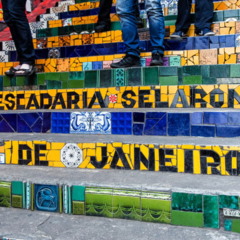 Escadaria Selarón em Santa Teresa