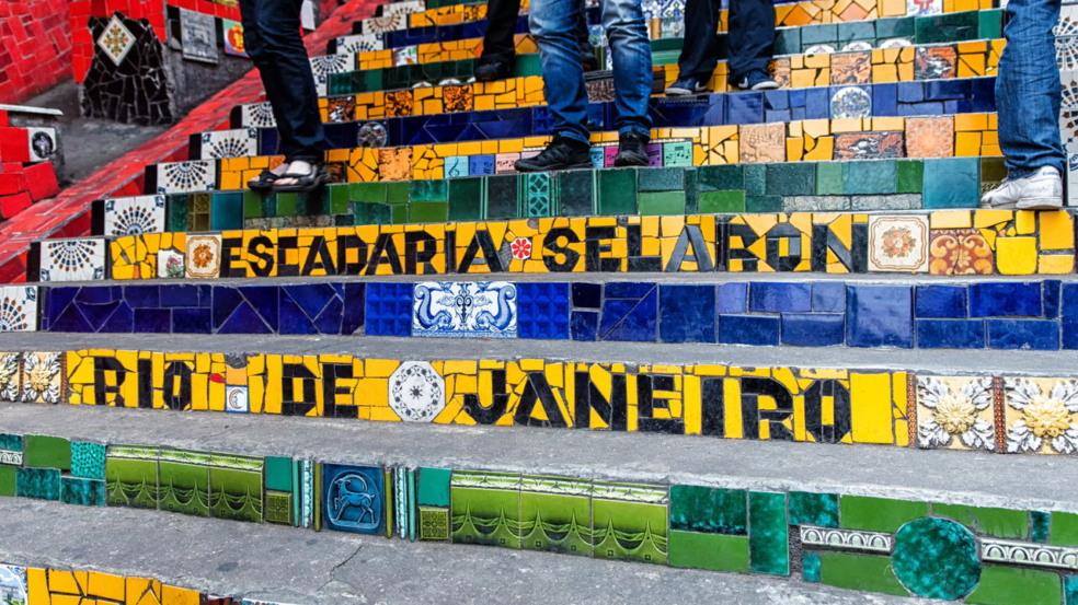 Escadaria Selarón em Santa Teresa Escadaria Selarón em Santa Teresa