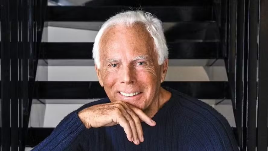 Giorgio Armani | Foto: Reprodução/X Giorgio Armani | Foto: Reprodução/X