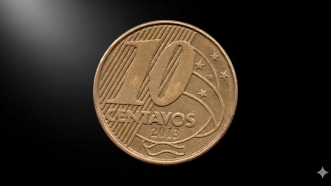 Moeda de 10 centavos que pode surpreender pelo alto valor entre colecionadores