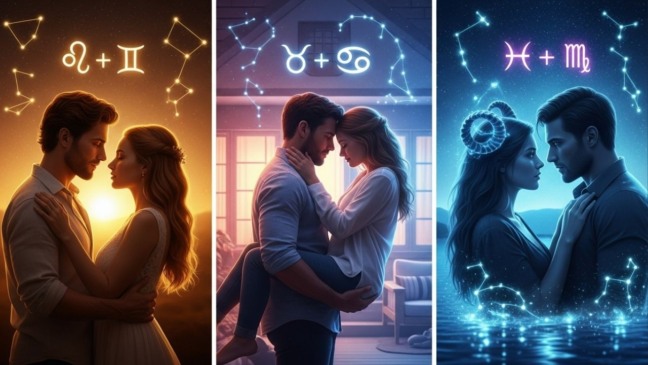 Os 3 pares de signos com mais sorte no amor