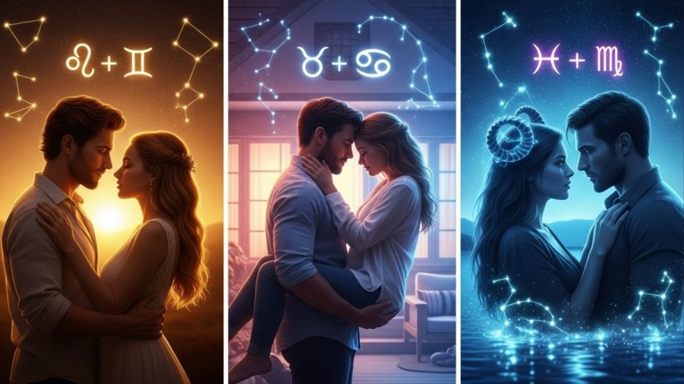 Os 3 pares de signos com mais sorte no amor Os 3 pares de signos com mais sorte no amor