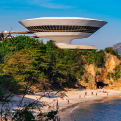Vista do Museu de Arte Contemporânea (MAC)