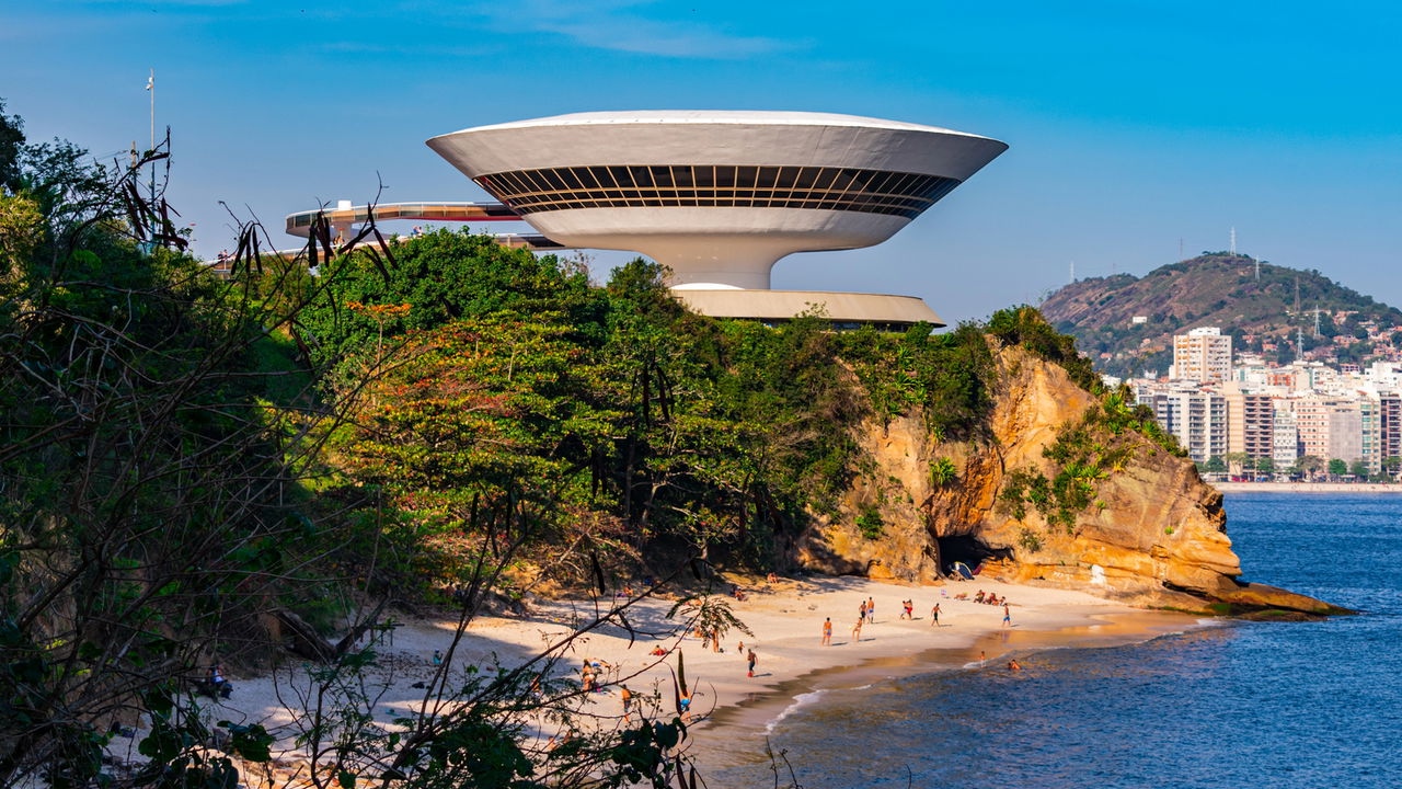 Vista do Museu de Arte Contemporânea (MAC)