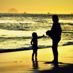 Praia próxima de Niterói