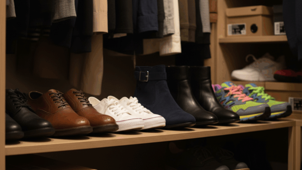 Dicas para organizar os sapatos em casa sem ter muito espaço