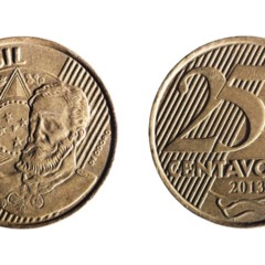 Moeda de 25 centavos - Créditos: depositphotos.com / Martinotero
