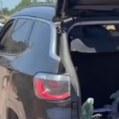Carro clonado foi apreendido com os criminosos | Foto: Reprodução