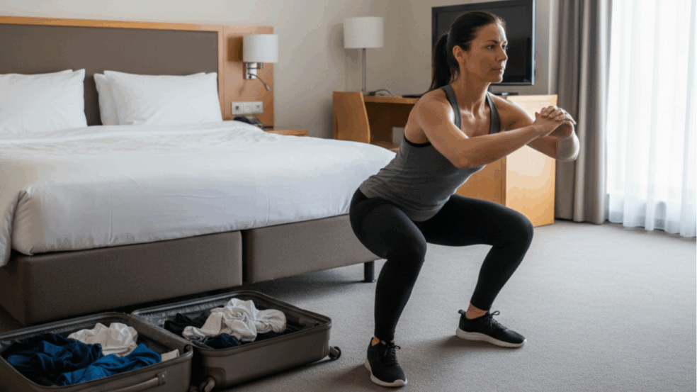 3 exercícios para fazer em viagem e não perder o ritmo