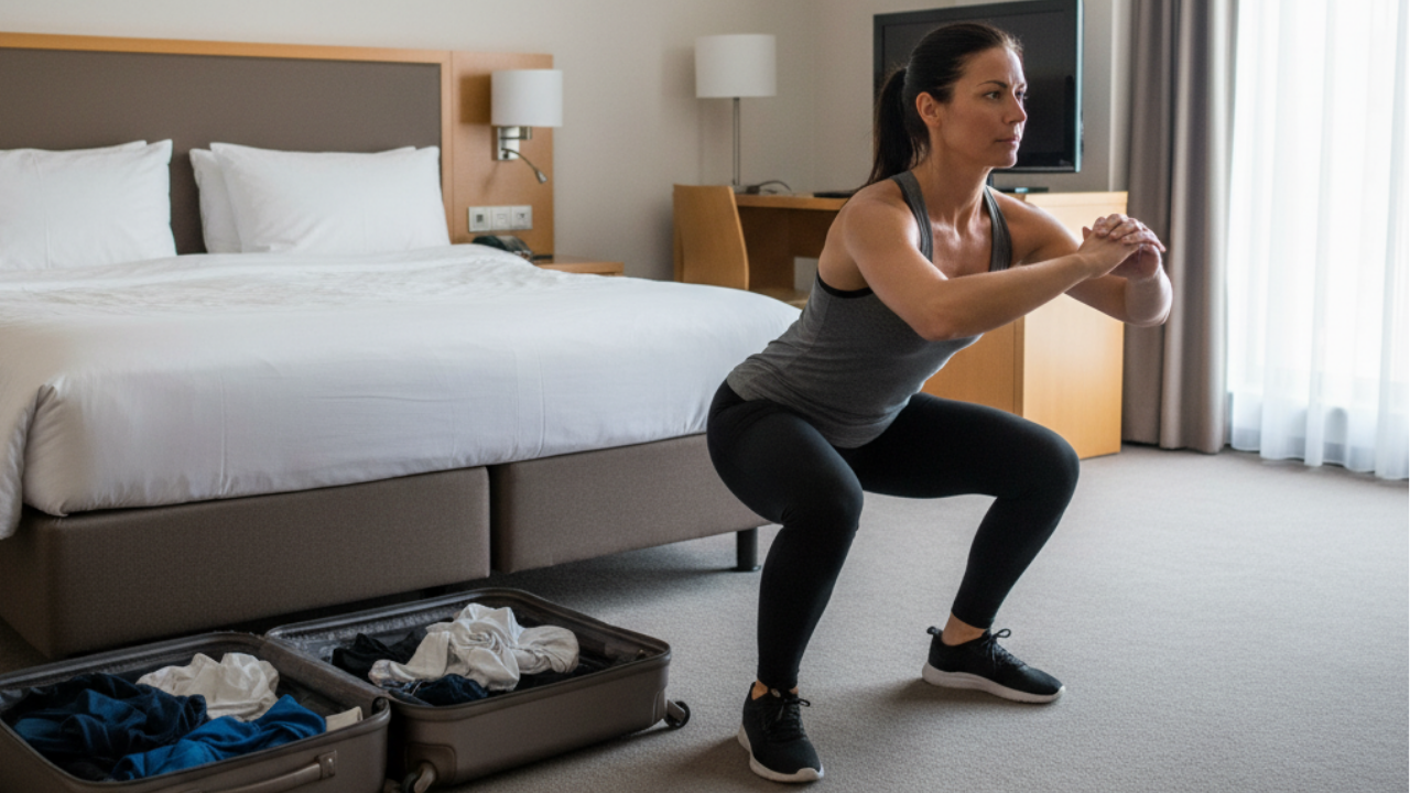 3 exercícios para fazer em viagem e não perder o ritmo