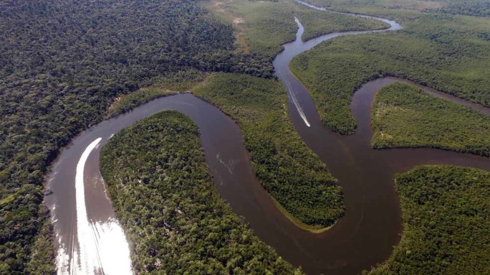 Um mergulho nas águas cristalinas do Parque Nacional de Anavilhanas proporciona um contato singular com a natureza amazônica Um mergulho nas águas cristalinas do Parque Nacional de Anavilhanas proporciona um contato singular com a natureza amazônica