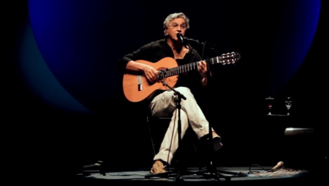 Foto: Caetano Veloso será homenageado em São Gonçalo. Fonte: redes sociais.