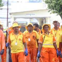 Limpeza do Cemiterio Marui com a CLIN-2