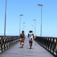 Passeio tranquilo por uma das orlas mais charmosas do país