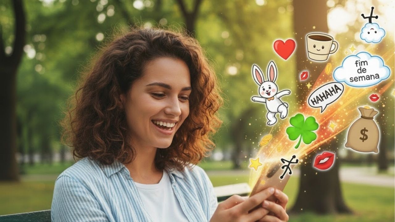 O que o uso frequente de figurinhas revela sobre alguém?