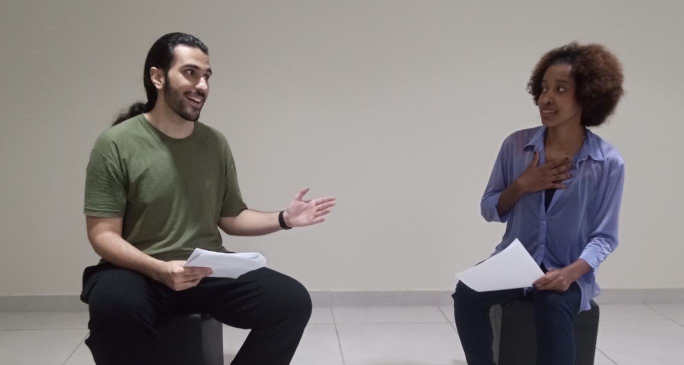 Thiago Menendes e Ana Leão