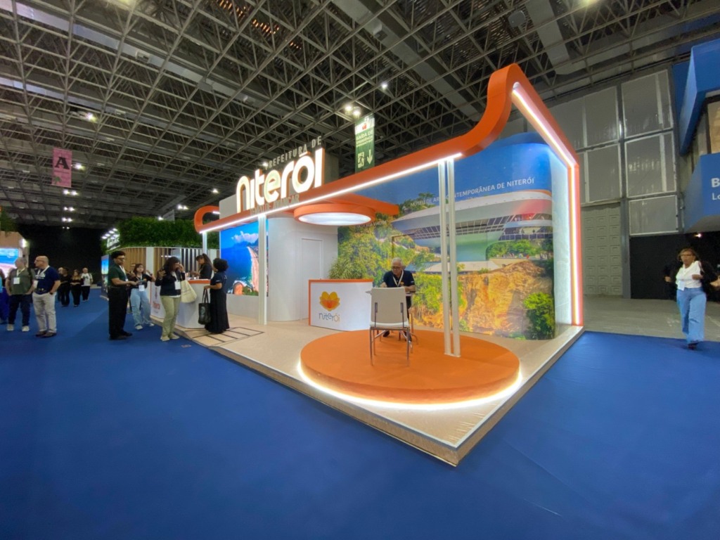 Visão geral do estande da Neltur, durante um dos atendimentos na ABAV Expo 2025 | Foto: Eduardo Carvalho - Ascom/Neltur Visão geral do estande da Neltur, durante um dos atendimentos na ABAV Expo 2025 | Foto: Eduardo Carvalho - Ascom/Neltur